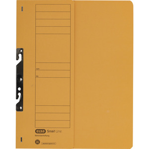 ELBA Chemise à crochets, en carton, jaune