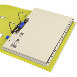 Oxford Intercalaires, 240 x 300 mm, imprimé 2 faces, chamois