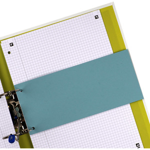 Oxford Intercalaires, en carton, pour format A4, bleu