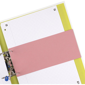 Oxford Intercalaires en carton, pour format A4, rouge