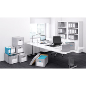 ELBA boîte d'archivage tric pour format A3, gris / blanc