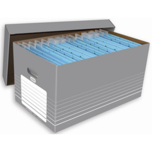 ELBA boîte d'archives et de transport tric pour A4, gris/