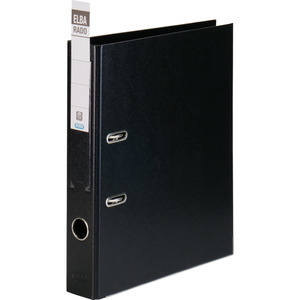 ELBA Classeur rado plast, largeur de dos: 50 mm, A4, noir