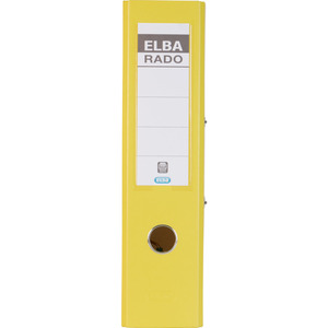 ELBA Classeur rado plast, largeur de dos: 80 mm, A4, jaune