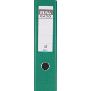 ELBA Classeur rado plast, largeur de dos: 80 mm, A4, vert