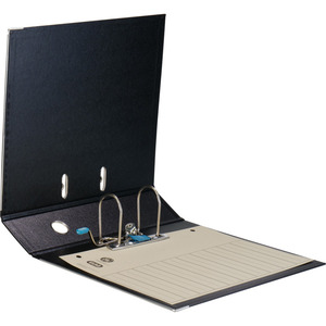 ELBA Classeur rado plast, largeur de dos: 80 mm, A4, noir