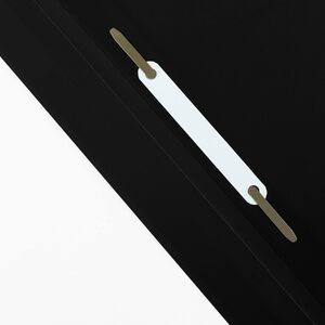 Oxford Chemise à lamelle, A4, PP, noir