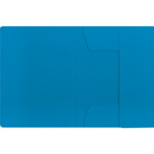 ELBA chemise à rabat chic en carton, A4, bleu