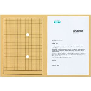 ELBA chemise, A4, carton manille, jaune chamois