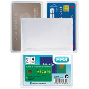 Oxford Etui pour 4 cartes de crédit, 0,20 mm, PVC  - 41851