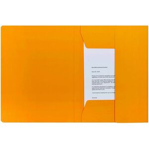 ELBA chemise à rabat chic, en carton, A4, jaune