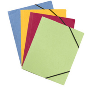 ELBA Chemise à élastiques Carte Forte, A4, jaune