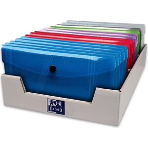 Oxford Pochette à documents HAWAI, format DL, présentoir  - 54508