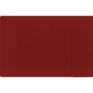 ELBA chemise à rabat chic en carton, A4, bordeaux