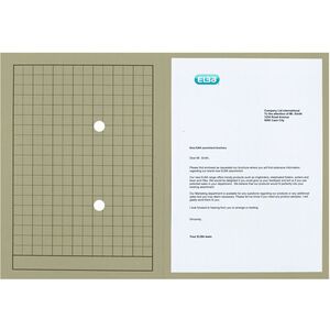 ELBA chemise, A4, carton manille, gris