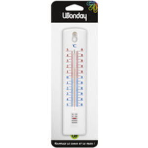 Wonday Thermomètre mural, en polystyrène, blanc