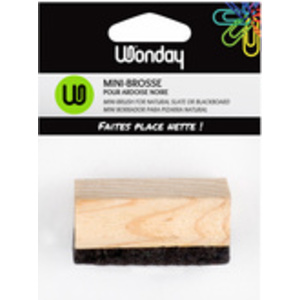 Wonday Mini brosse pour ardoise naturelle, en bois