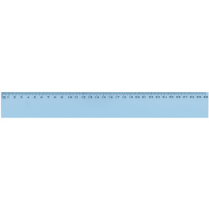 Wonday Règle plate, 400 mm, en plastique, incassable - 40475