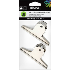 Wonday Pince à dessin 'spring clip', métal, largeur: 100 mm