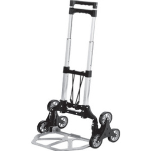 Wonday Diable d'escalier en aluminium, 2x 3 roues en étoile