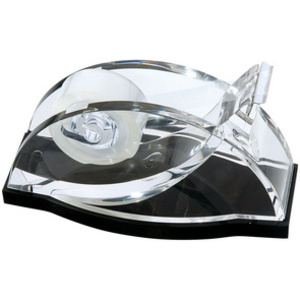 WEDO Dévidoir bureau 'acrylique exclusif', transparent/noir