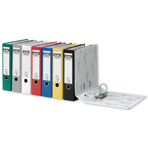 ELBA classeur rado brillant, largeur de dos: 80 mm, blanc