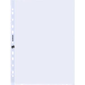Oxford Pochette perforée, A4, PP, 0,06 mm, grainé