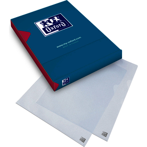 Oxford pochette transparente Standard, format A4, en PP