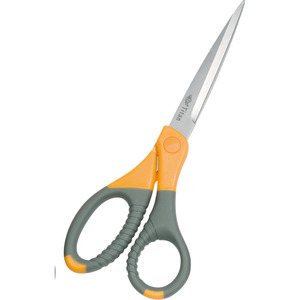 WEDO Ciseaux TITANE plus, pointu, longueur: 215mm,gris/jaune