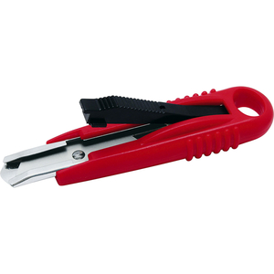 WEDO Safety-Cutter standard, lame: 18 mm, rouge/noir  - 63291