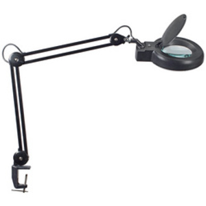 MAUL Lampe loupe à LED MAULviso, avec pince, blanc