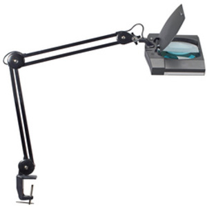 MAUL Lampe loupe à LED MAULvitrum, avec pince, noir