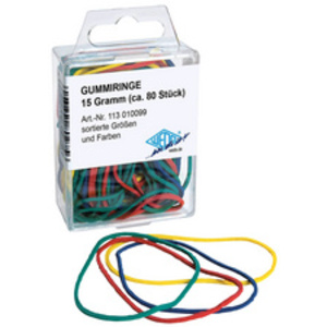 WEDO Bracelets caoutchouc, assorti, mix de tailles