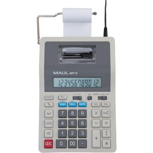 MAUL Calculatrice de bureau-imprimante printing MPP 32, gris