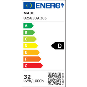 MAUL Lampadaire à LED MAULjaval, dimmable, noir