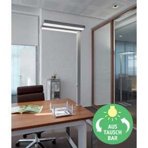 MAUL Lampadaire de bureau à LED MAULjuvis sensor, pince