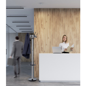 MAUL Portemanteau MAULcaligo, hauteur: 1.750 mm, argent