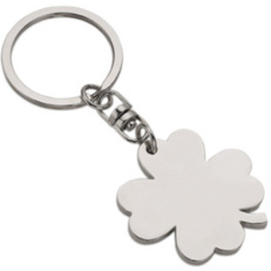 WEDO Porte-clés trèfle à 4 feuilles, en métal