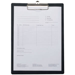 Maul Porte-bloc, plastifié, A4, noir