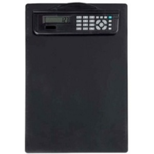 MAUL Porte-bloc avec calculatrice, format A4,plastique, noir