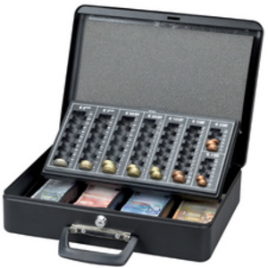 MAUL Caisse à monnaie avec trieur de pièces, noir