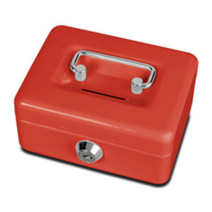 MAUL Caisse à monnaie avec fente, rouge