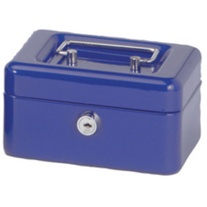 MAUL Caisse à monnaie avec fente tirelire, bleu
