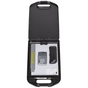 MAUL Porte-bloc avec module de rangement, A4, noir