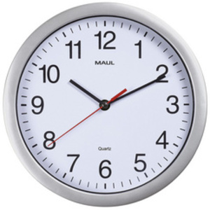 MAUL Horloge murale/horloge quartz MAULrun, diamètre: 250 mm