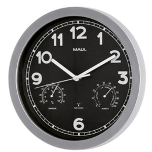 MAUL Horloge murale/horloge radio MAULdrive, diamètre: 300mm