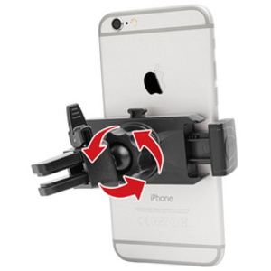 WEDO Support de smartphone pour voiture 'Clip-it plus', noir