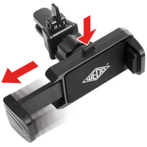 WEDO Support de smartphone pour voiture 'Clip-it plus', noir
