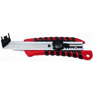 WEDO Cutter pro, lame: 9 mm, avec clip, rouge/noir