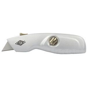 WEDO Cutter de sécurité ALU, lame trapèze, argent